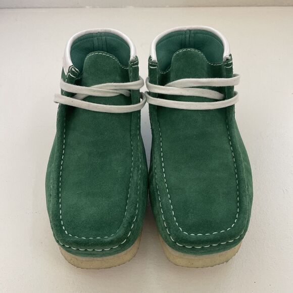 Sycamore Style by F. Santos MONSTER GREEN Apollo Moccasins Mid Shoe RETRO‎ 8.5 - Picture 2 of 11